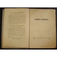 Materiały dla pracy aktywu hufców SP. Karta Górnika. Polska, Warszawa 1951 r. 